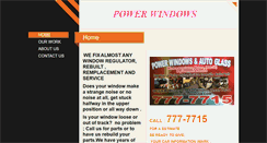 Desktop Screenshot of powerwindowssa.com